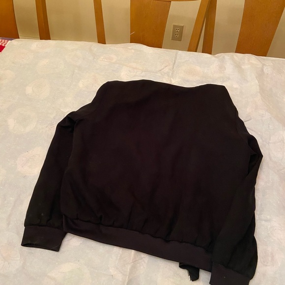 Zara Black Bomber Jacket - Picture 4 of 4